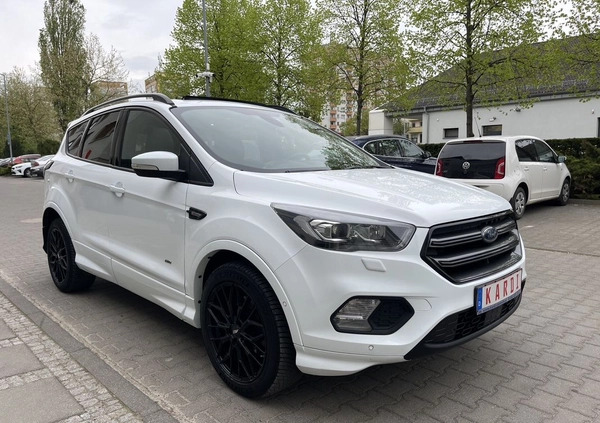 Ford Kuga cena 65900 przebieg: 187000, rok produkcji 2018 z Szczecin małe 781